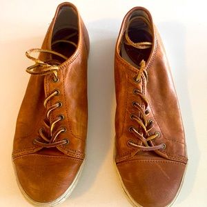 Frye loafers, (intentional) distressed look!